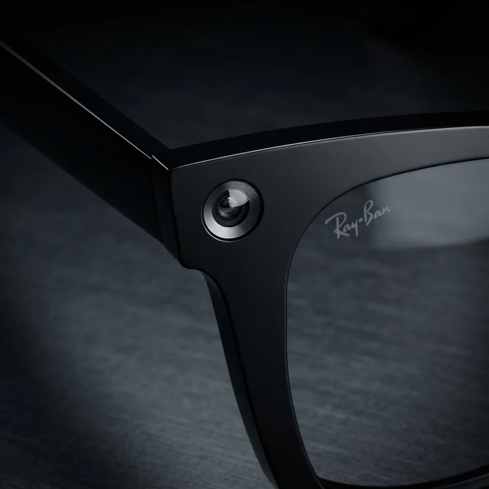 Glasses, noir macro